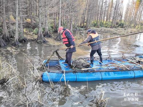 晋宁区联合开展“十年禁渔”专项整治行动 杨质高 通讯员 蔡世鹏 摄